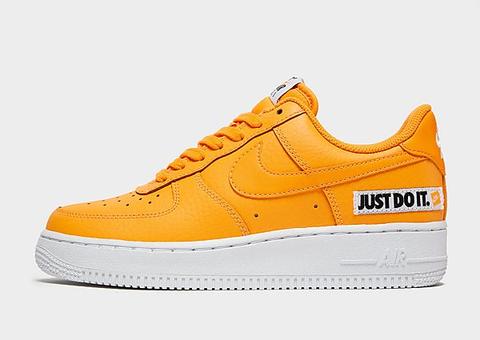 Nike Air Force 1 'just Do It' Women's - Orange - Womens