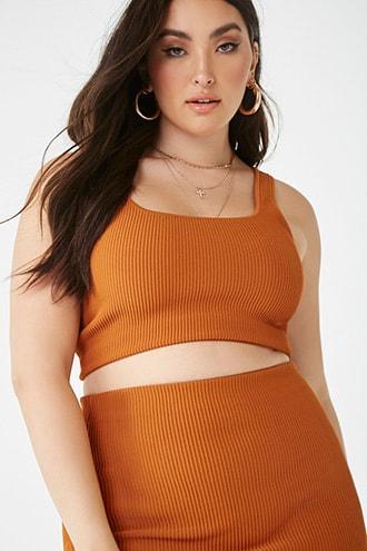 forever 21 plus size crop top