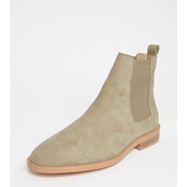 asos design aura leather chelsea ankle boots