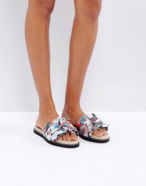 Sandalias Tipo Alpargatas Con Diseño De Nudo Jukebox De Asos