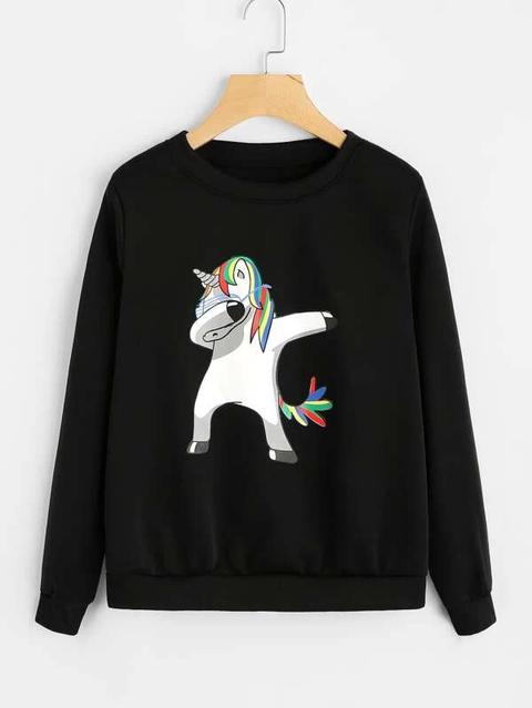 Sudadera Con Unicornio