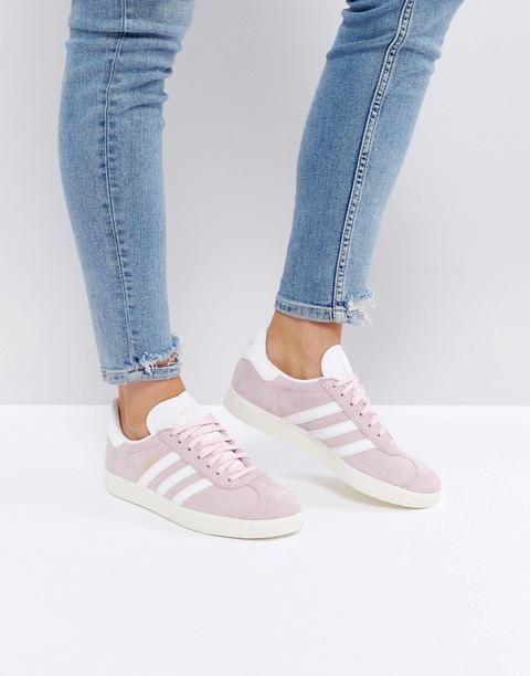 Adidas Originals - Gazelle - Scarpe Da Ginnastica Rosa Pallido - Rosa