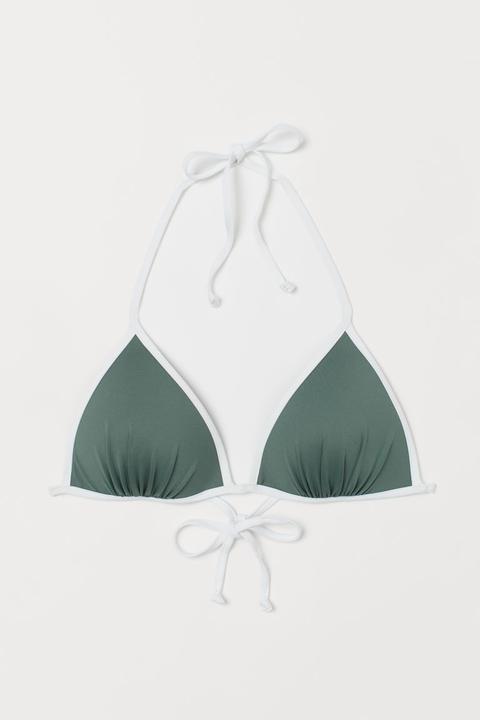 Top Push-up De Bikini - Verde