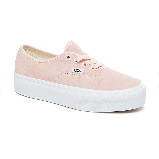 vans platform pink suede
