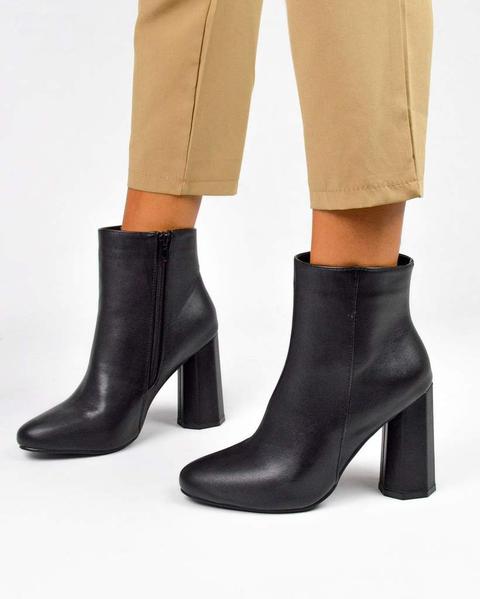 Samery - Ankle Boots In Black Pu