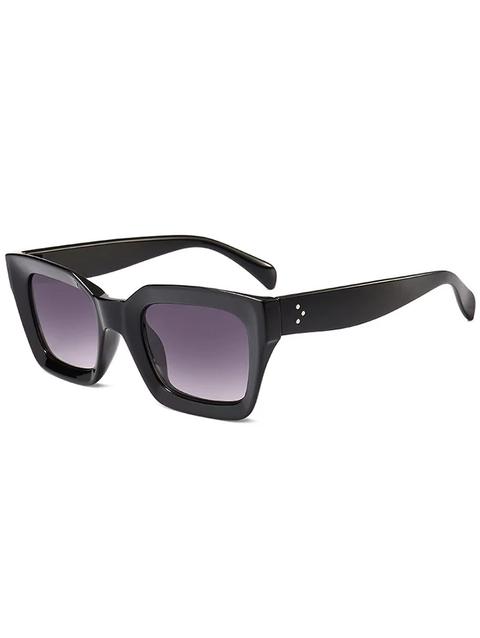 Occhiali Da Sole Quadrati Tutti Cerchiati Anti Uv Silver Light Coffee Gray Black Brown Black Olive Green