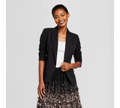 Women's Bi-stretch Twill Blazer - A New Day™ from Target on 21 Buttons