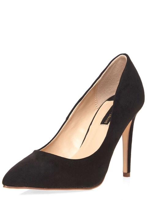 dorothy perkins black court shoes