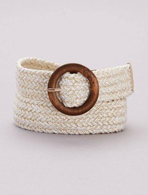 Cinturón De Macramé Trenzado