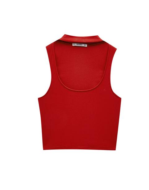 Top Choker Escote Cuadrado