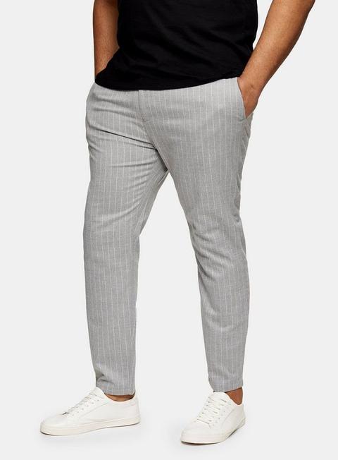 Big Grey Stripe Jogger Trousers*
