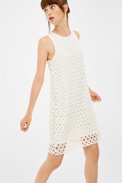 Vestido Blanco Lace Springfield de Springfield en 21 Buttons Vestido Blanco Lace Springfield de Springfield en 21 Buttons