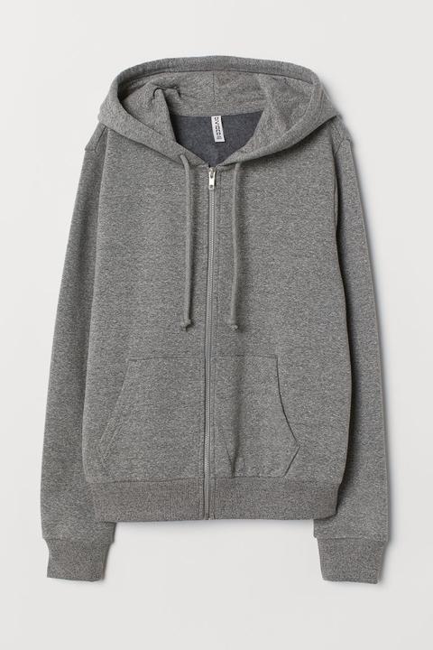 Sudadera Con Capucha - Gris