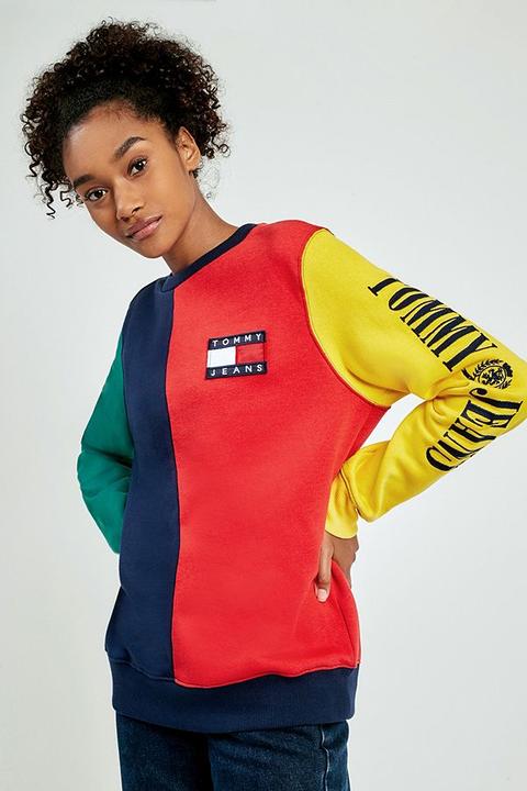 Tommy Jeans '90s Colour-blocked Sweatshirt