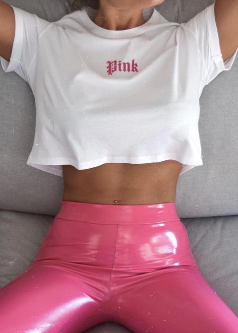 Pink Crop T-shirt