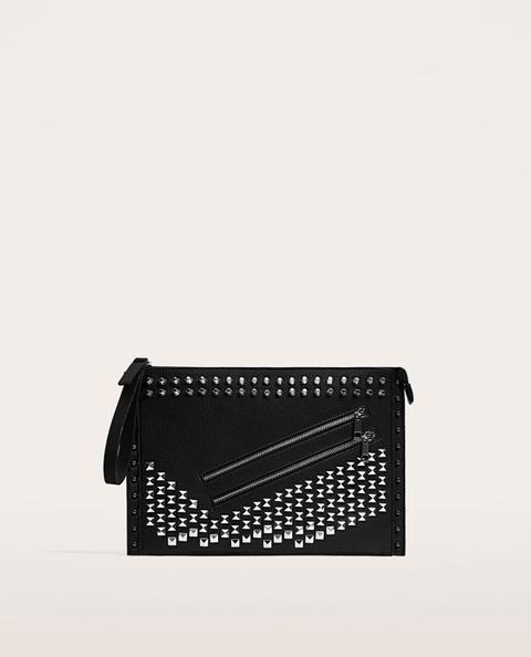 Pochette Nera Borchie