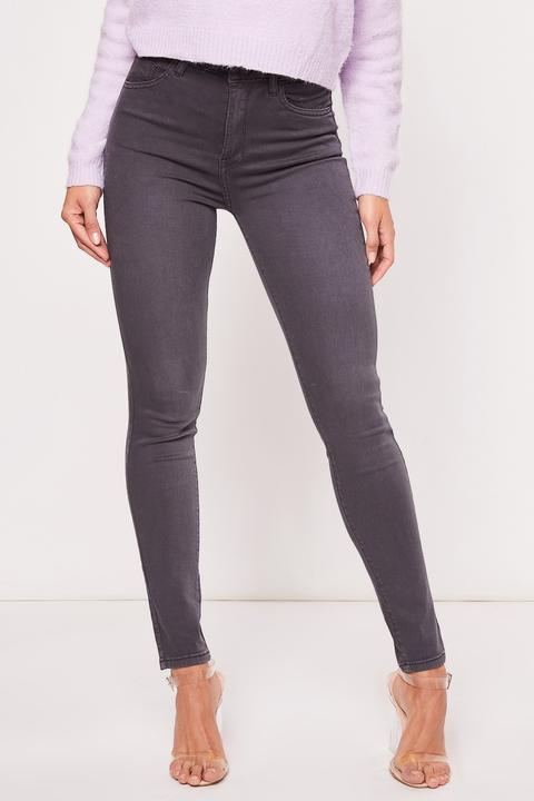 Anabelle Grey Fitted Jeans