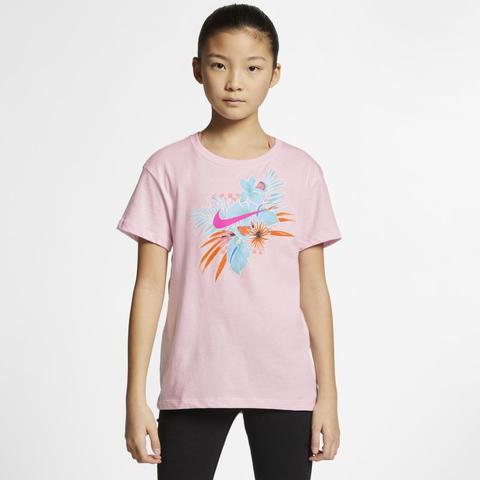 girls pink nike shirt