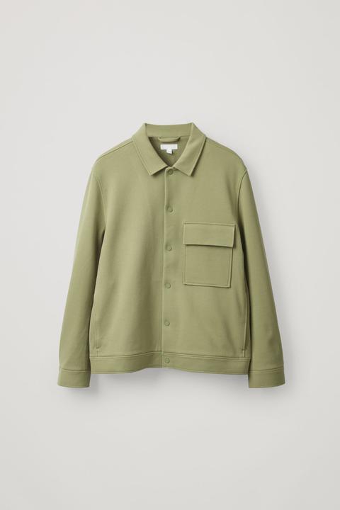 Cotton-twill Shirt Jacket