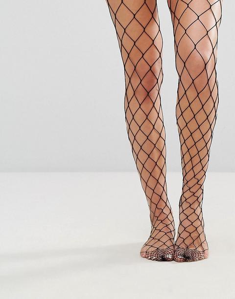 Miss Selfridge - Grobmaschige Netz-strumpfhose - Schwarz