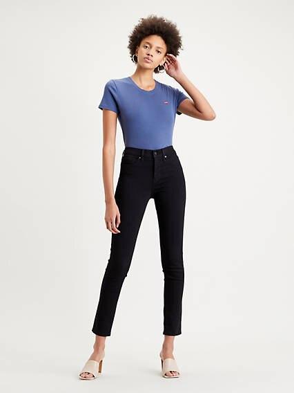 Shaping Skinny Stretch Jeans Negro 