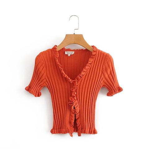 Cardigan À Volants