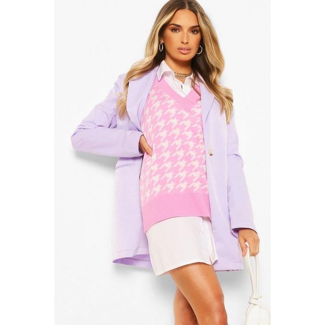 knitted vest boohoo