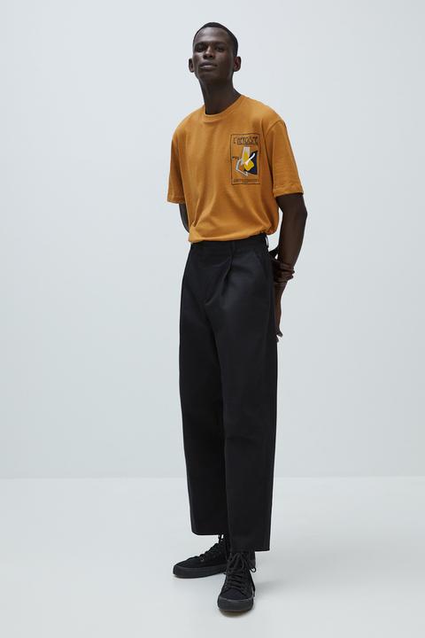 Camiseta Estampación Geométrica