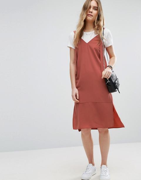 Vestido Camisola Estilo Peto De Asos