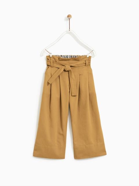 Pantalón Culotte Lazo