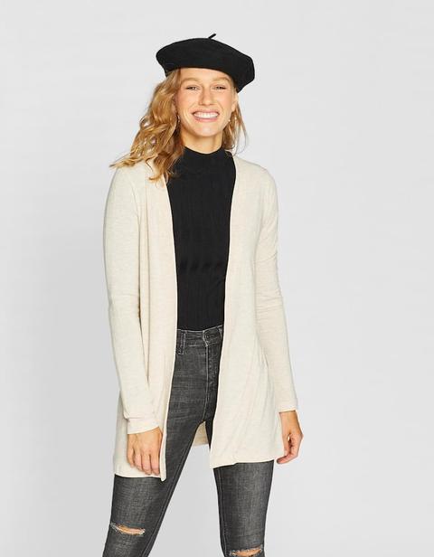 Cardigan Basic Pietra