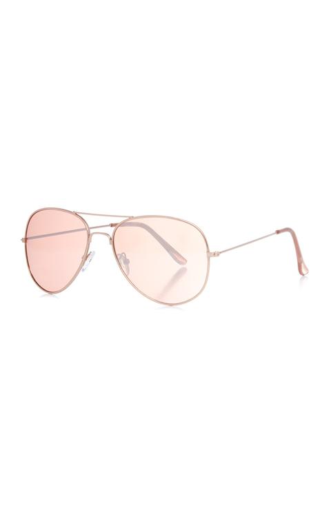 Gafas De Sol Rosas Efecto Espejo de Primark en 21 Buttons