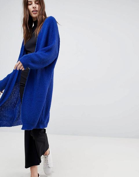 Asos - Cardigan Lungo Oversize - Blu