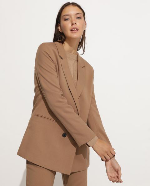 Easy Wear - Blazer Cruzada De Mujer Con Botones