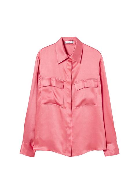 Satinbluse
