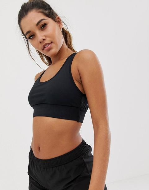 Asos 4505 - Reggiseno Sportivo Con Apertura Sul Retro - Nero