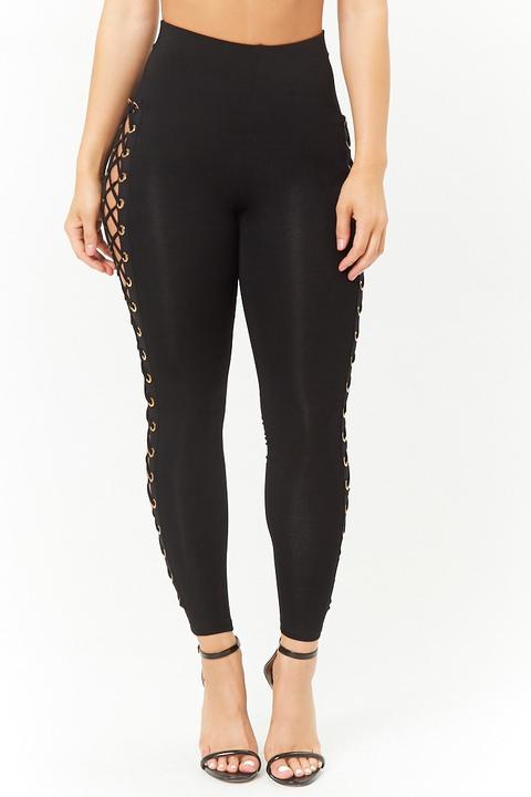 Black Ponte Zip Up Shaper Legging | Fashion World