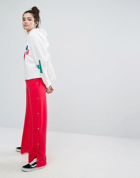 H! By Henry Holland Wide Leg Tracksuit Bottoms With Poppers