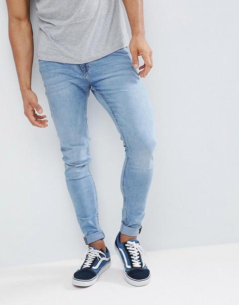 Cheap Monday Him - Jeans Super Skinny Azzurri - Blu