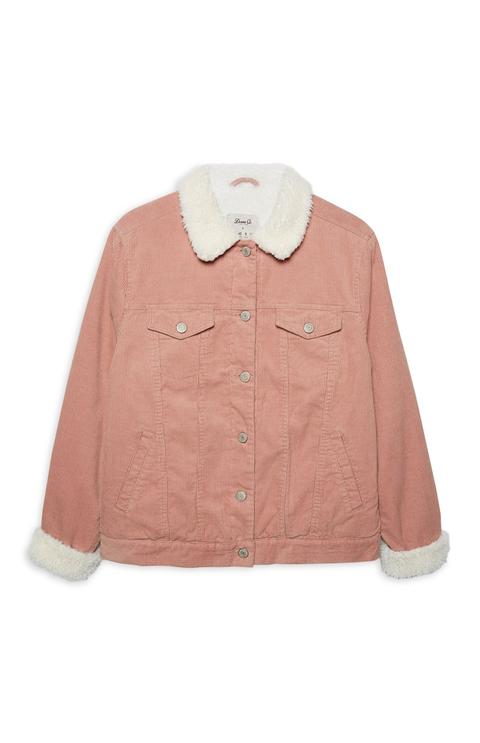 primark pink denim jacket