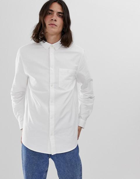 Weekday - Bad Times - Chemise - Blanc - Blanc