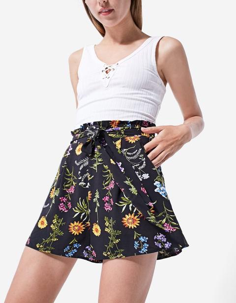 Short Fluido Estampado