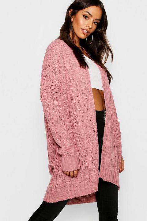 boohoo knitted cardigan