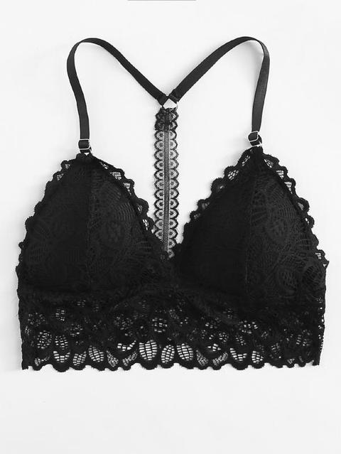 Bralette In Pizzo Floreale