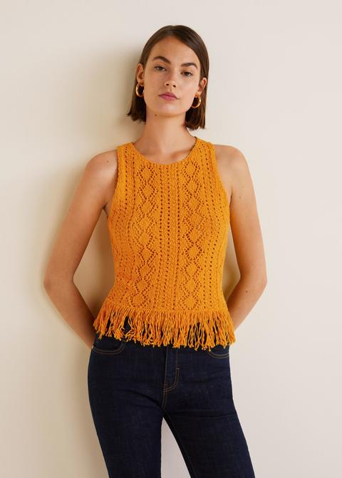 mango crochet top