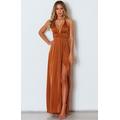 akela maxi dress rust