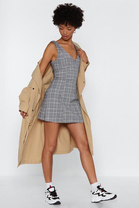 Class In Session Plaid Dress