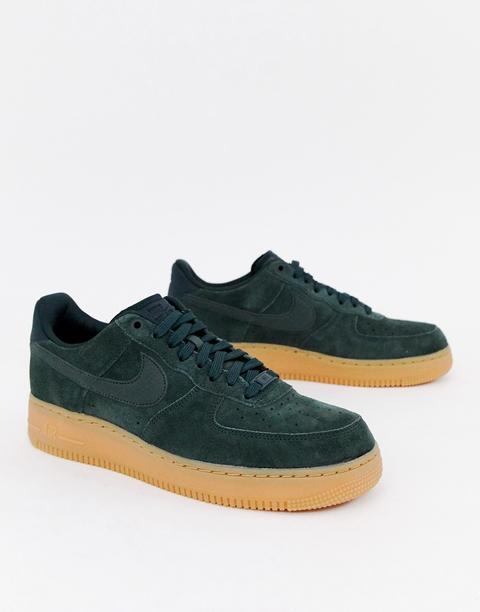 Nike Air Force 1 '07 Suede Trainers In 