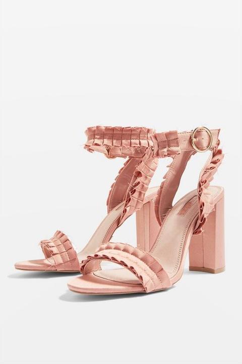 Womens Two Part Sandals - Nude, Nude