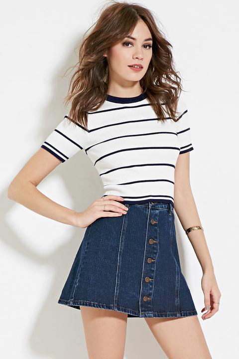 Stripe Crop Top